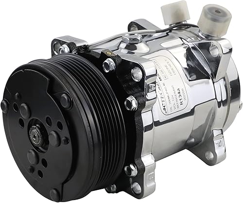 Compresor universal del A/C con la correa serpentina del embrague de 6PK SD 508 5H14 R134A cromo