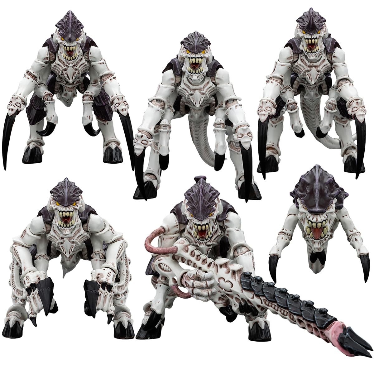 JOYTOYWarhammer 40,000 1/18 Action Figure Tyranids Hive Fleet Leviathan 6PCS Collection Model Birthday