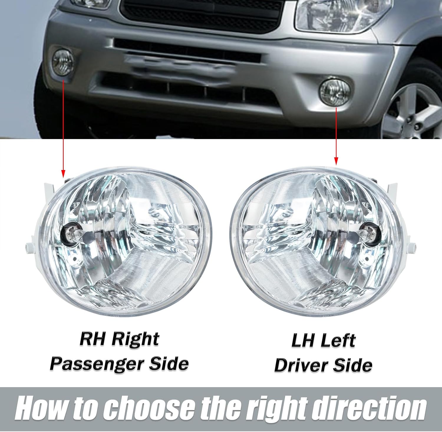 Front Bumper Fog Light For Toyota RAV4 Avalon 4 Runner For Lexus ES330 2005-2006 Foglight Assembly Left&Right