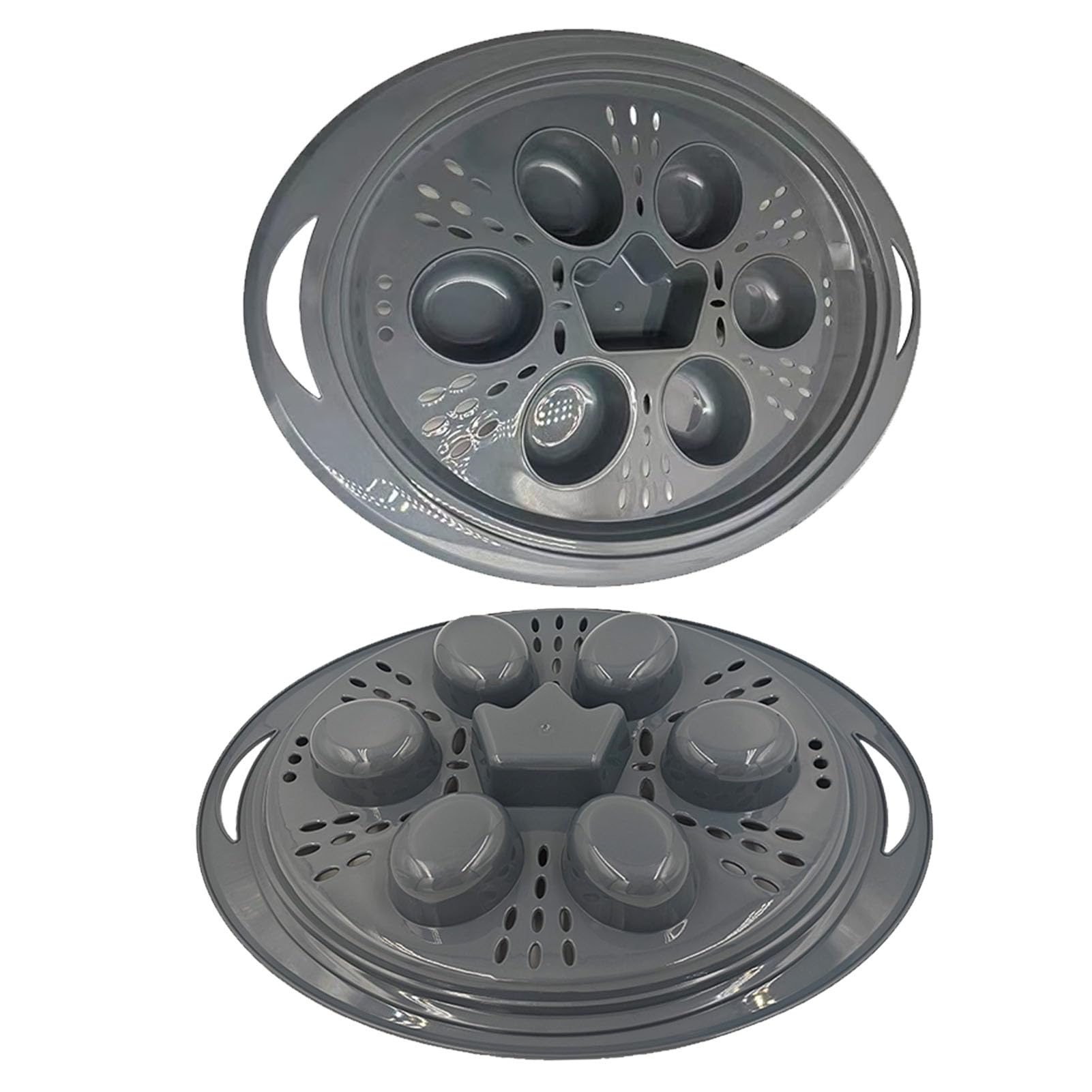 7 Cup Egg Poacher Insert Fit for TM5 TM31, Microwave Egg Poacher Insert Kitchen Cooking Gadget with Puddings, Cakes