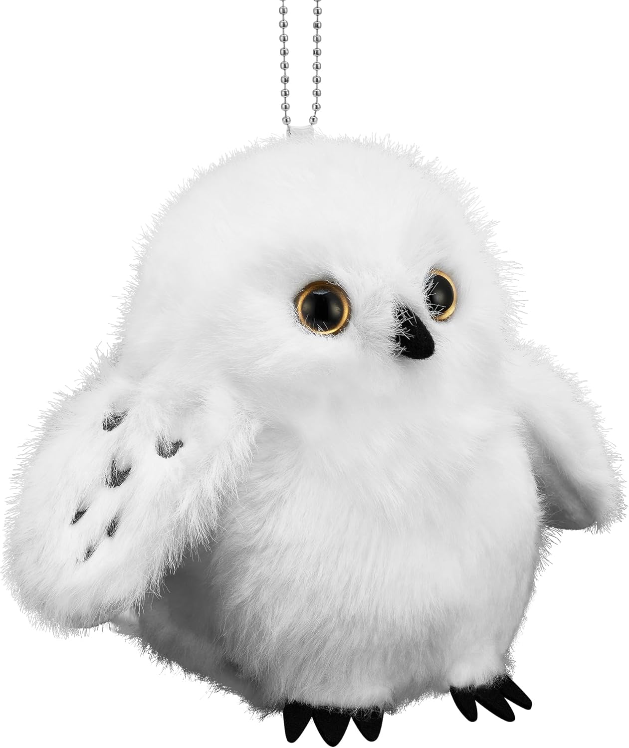Niceup White Snowy Owl Stuffed Animals 6-Pack 4.5in, Wizard Party Favors Gift Birthday Decorations Small Bubo Scandiaca Plush Stuffy Keychains for Kids Backpack