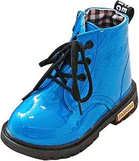 Botas Unisex Niños Impermeables para Invierno con Fiel Sintética Forrada Cálido