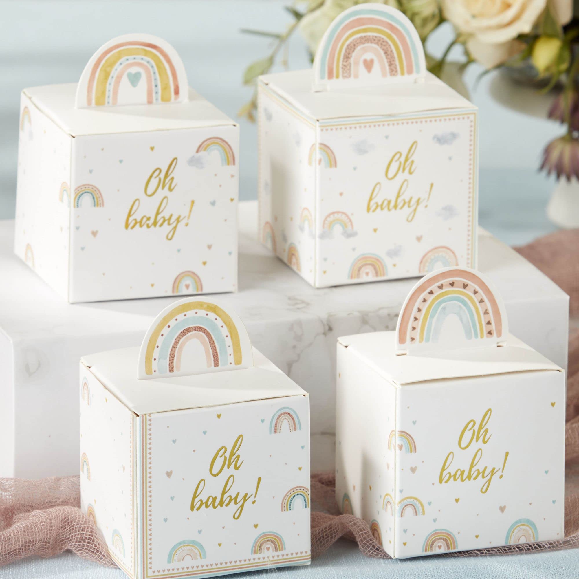 Kate Aspen Boho Rainbow Shower, jeden rozmiar, dekoracja pudełka dla niemowląt