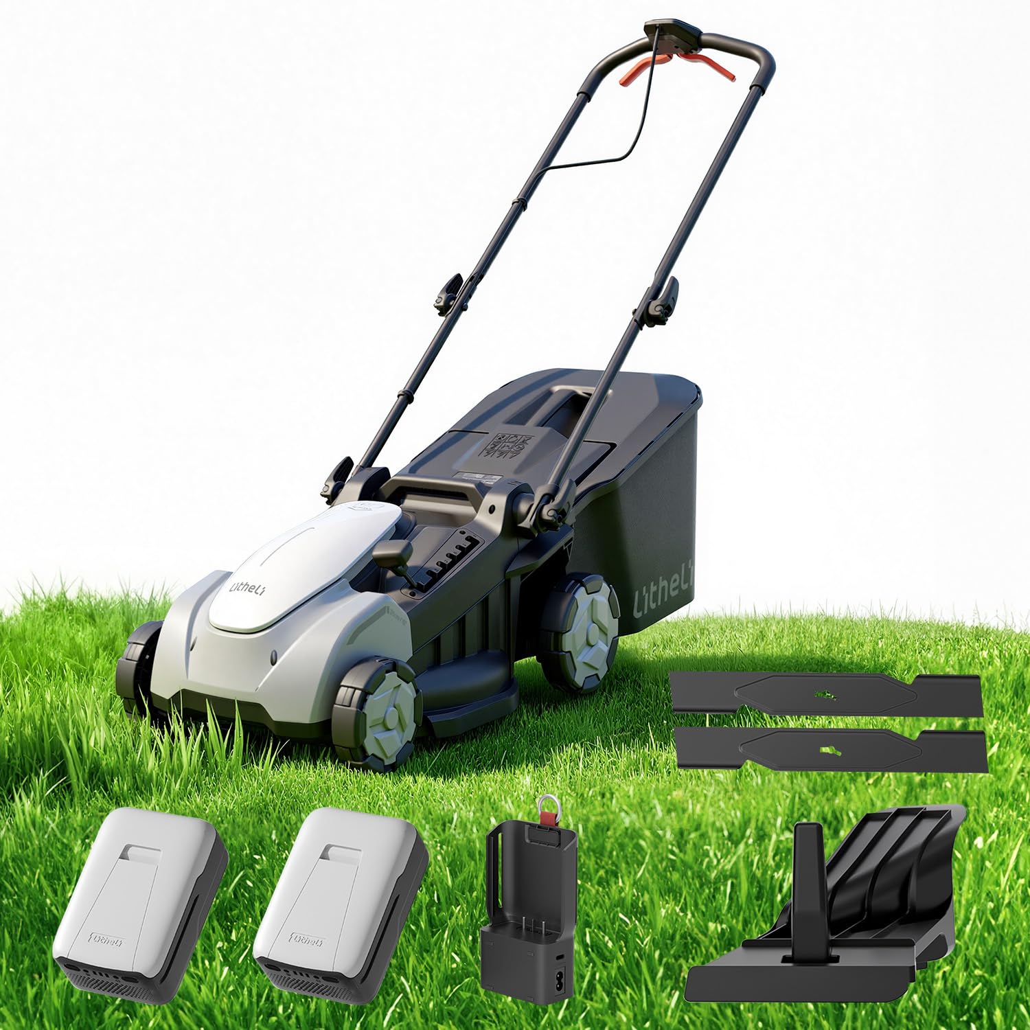 Litheli 40V Cordless Lawn Mower 16-Inch