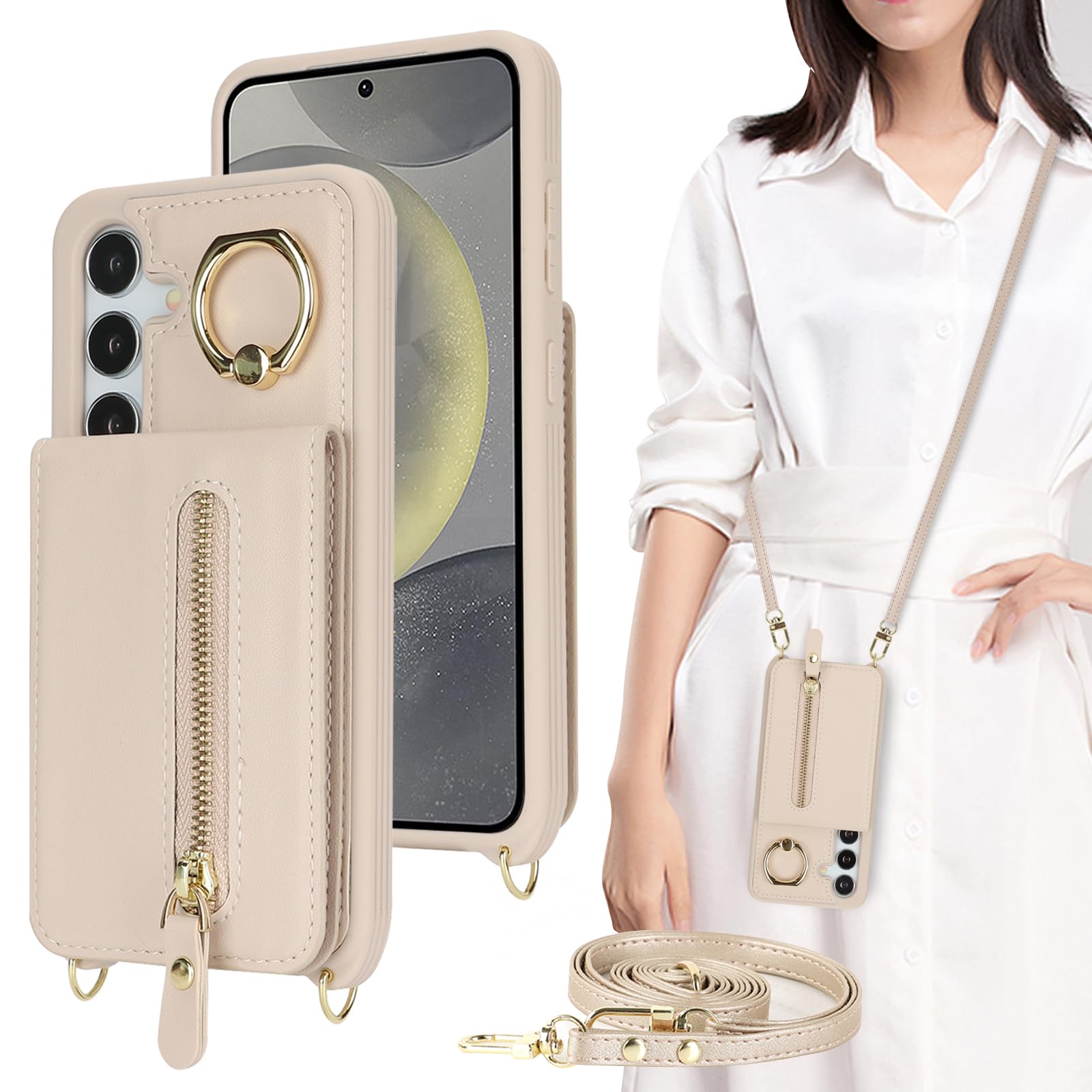 Amazon.co.jp: Galaxy S24 ケース ショルダー ストラップ付き