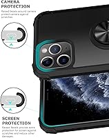 Vista 5 de Funda con función atril para iPhone 11 Pro Max de 6.5 pulgadas (2019), funda transparente de protección contra caídas, carcasa delgada