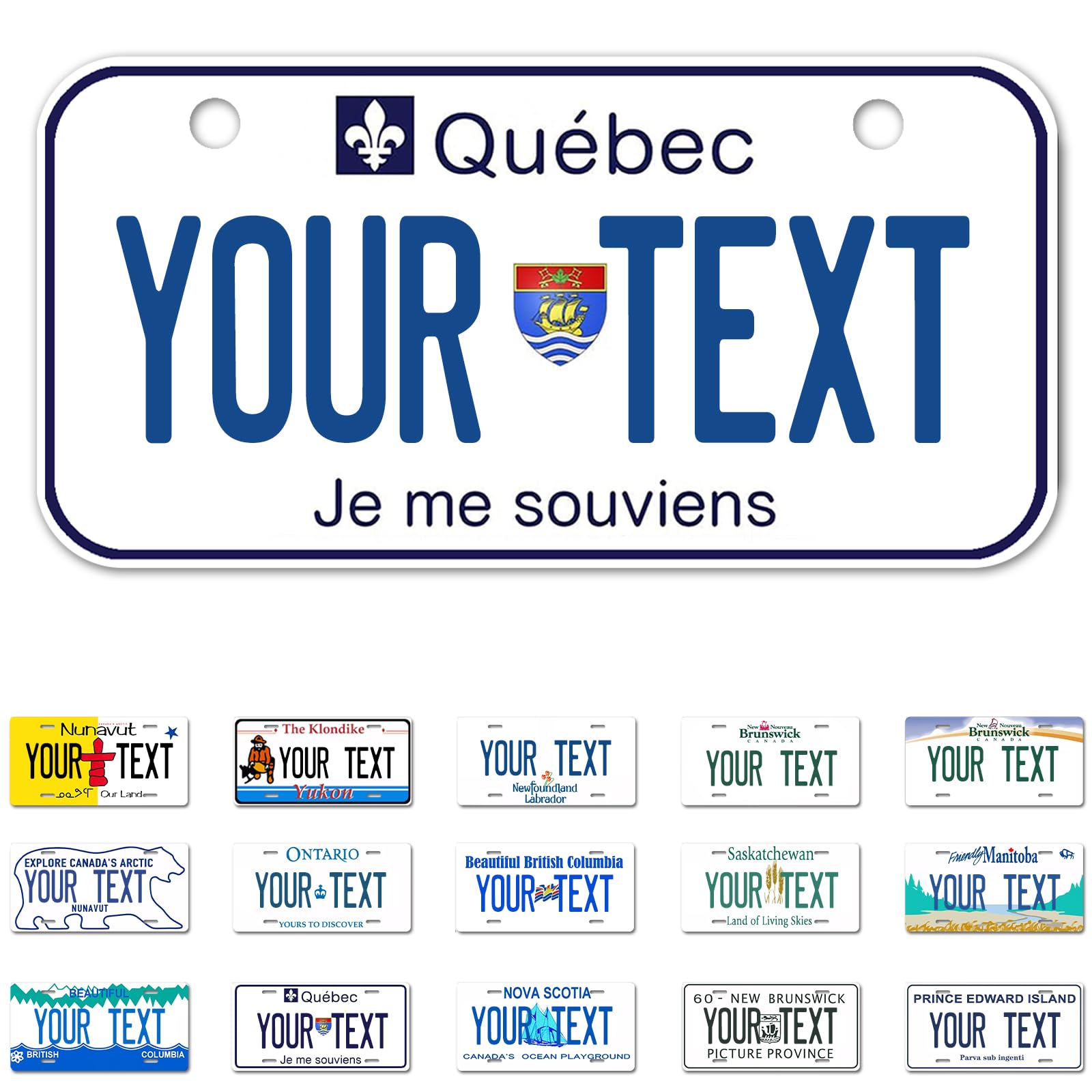 Ontario License Plate, 6"×12" Custom License Plate — view 37