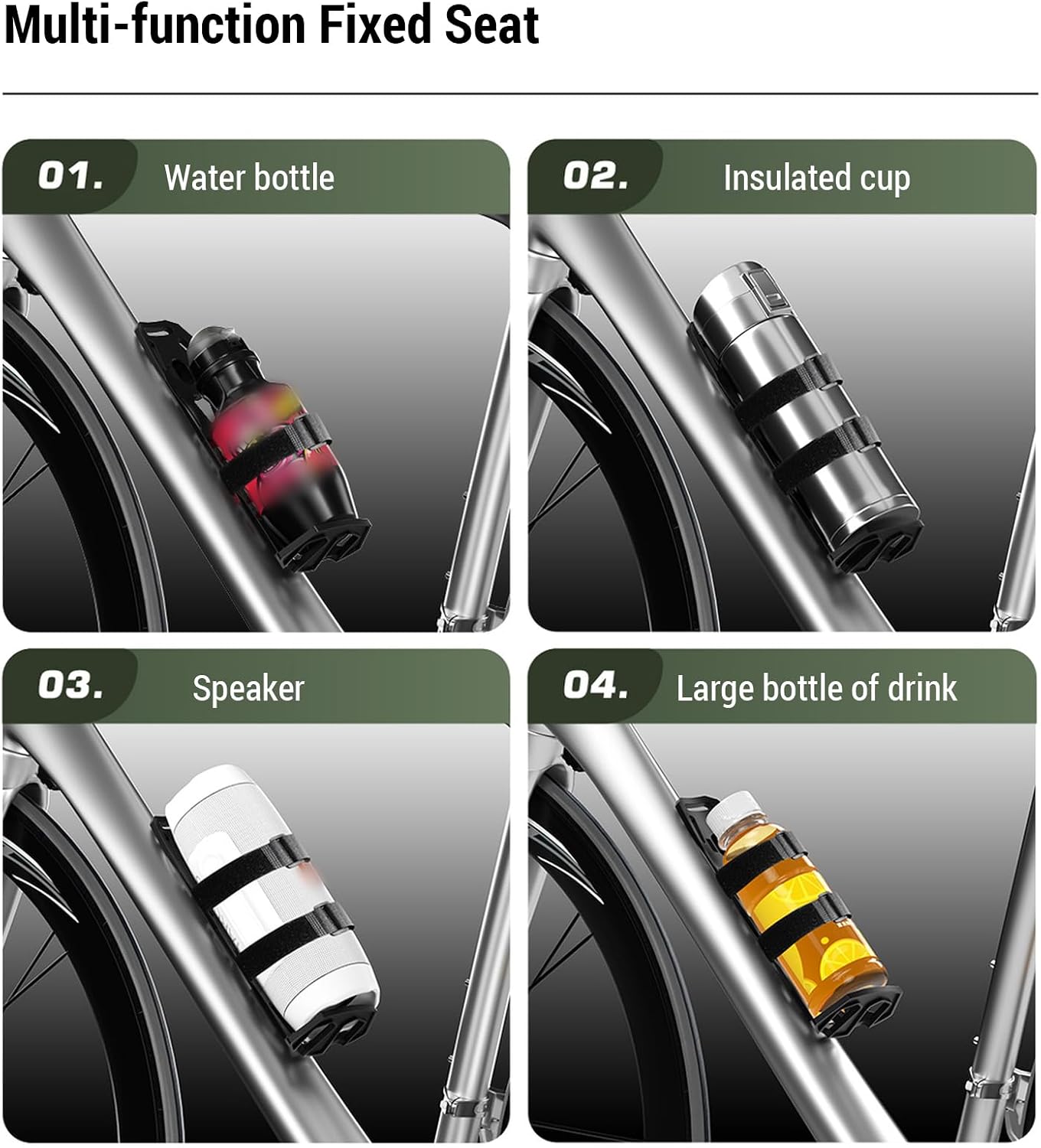 5L Bike Fork Bags Waterproof Bike Frame Bag Multifunctional Dry Bag for Bicycles Reflective for Mountain Bikes Road Bike