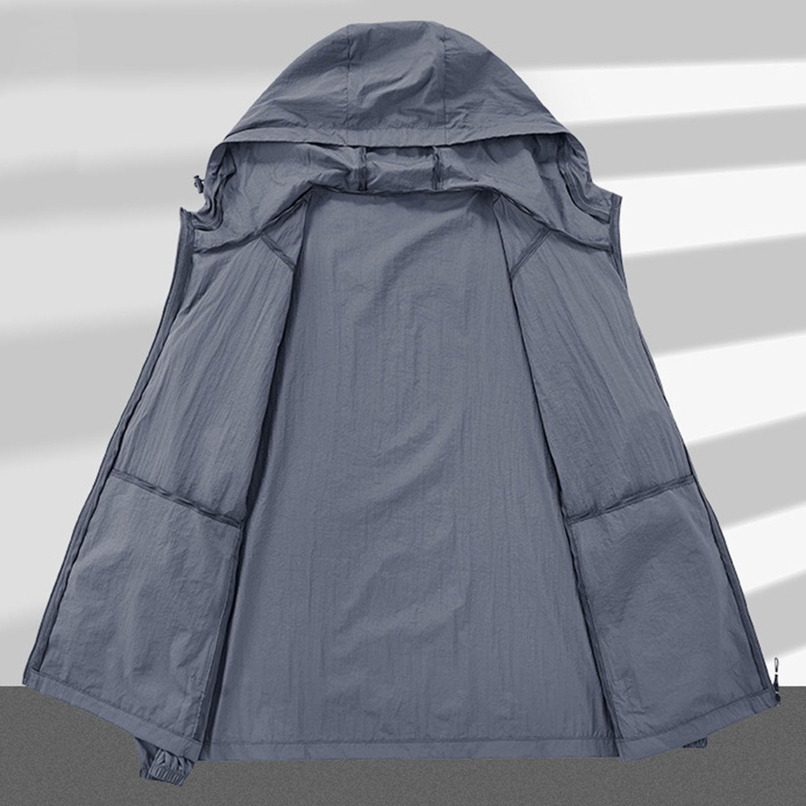Generisch Gilet in pelle da uomo, da motociclista, marrone, 62