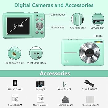 クリアファイル camera-mama Amazon.com: Digital Camera with