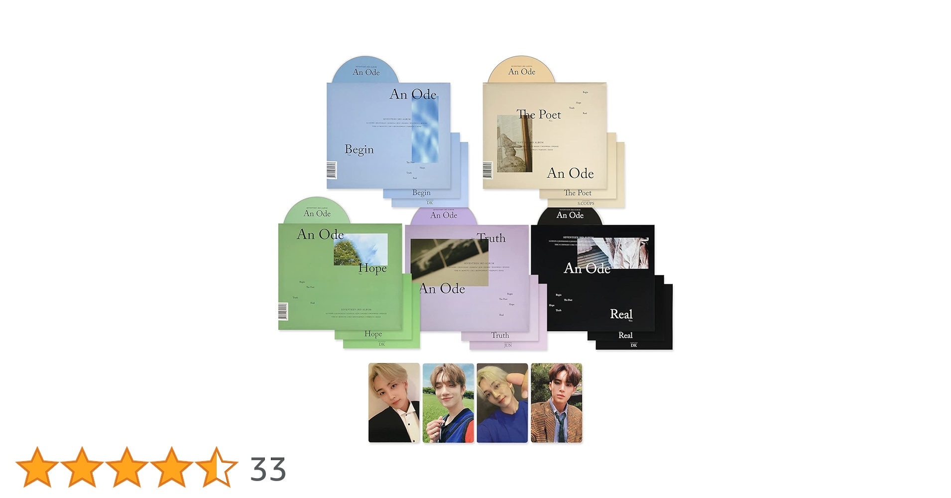 SEVENTEEN An Ode ドギョム コンプリートセット SEVENTEEN「An Ode 」ドギョム コンプリートセット+HMV/キノ K