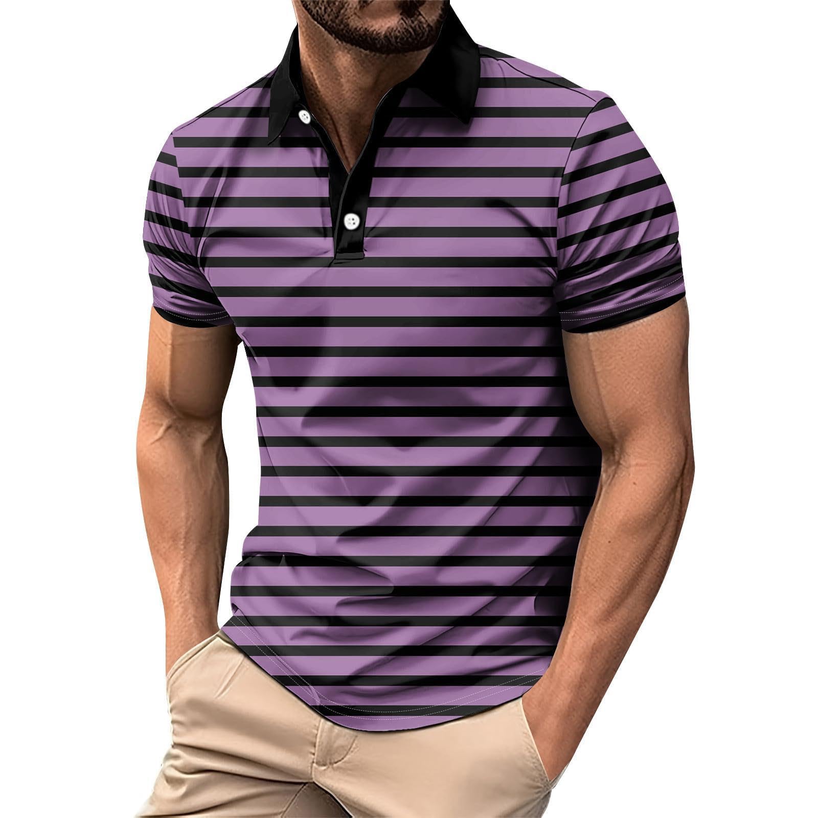 Koszulki polo T-shirt dla mężczyzn UK kołnierz z klapą top z paskiem motyw zapięcie na zamek błyskawiczny męskie regularne dopasowanie warstwy bazowe i ubrania na co dzień odzież miejska