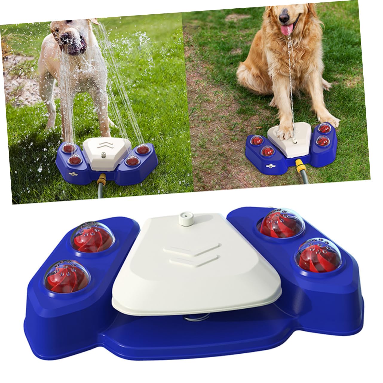 Levemolo Big Dog Water Dispenser Pet Water Fountain Sprinkler Puppy Fountain -Fade Surface for Dogs