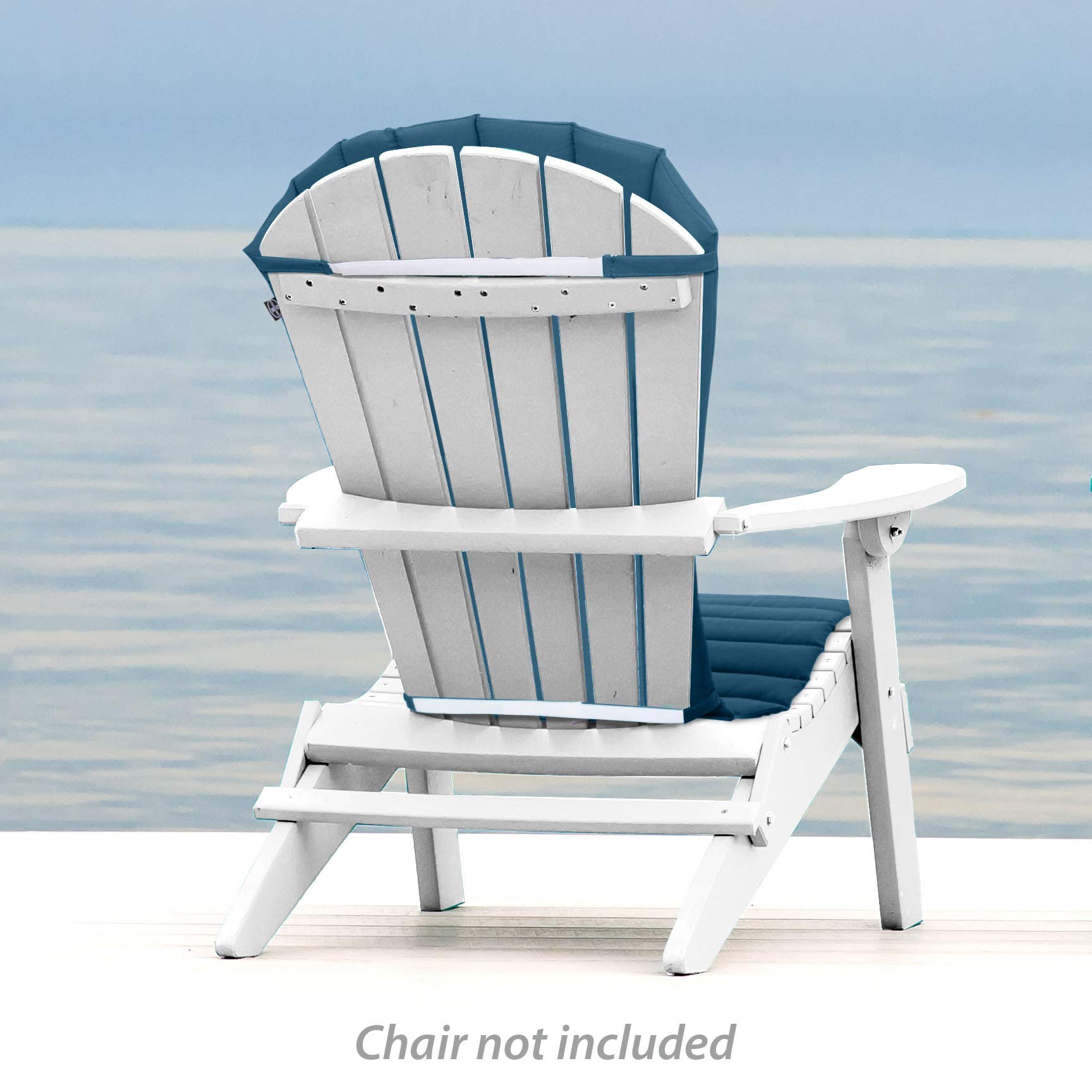 JCA Outdoor AllWeather Patio Chair seat Cushion, Quick Drying Olefin Fabric Adirondack Chair