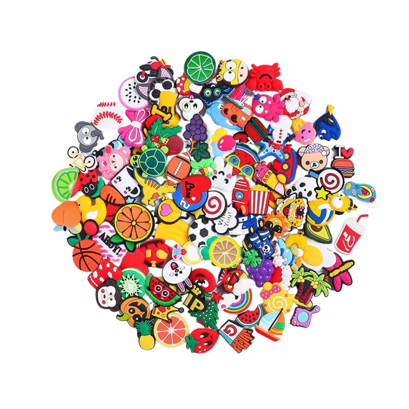 Shoe Charm Soft PVC Clog Decorations Logo Style Random Set Of 6,12,20,24,30,36 (SET 2) (B0CT8YWLXW) Amazon Price History, Amazon Price Tracker