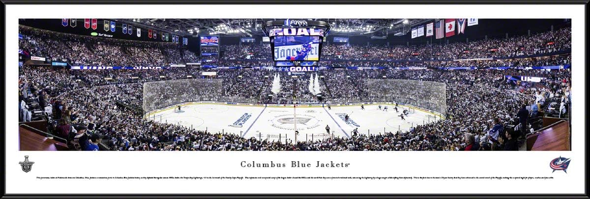 Columbus Blue Jackets Hockey - Panoramic NHL Posters and Framed Pictures by Blakeway Panoramas