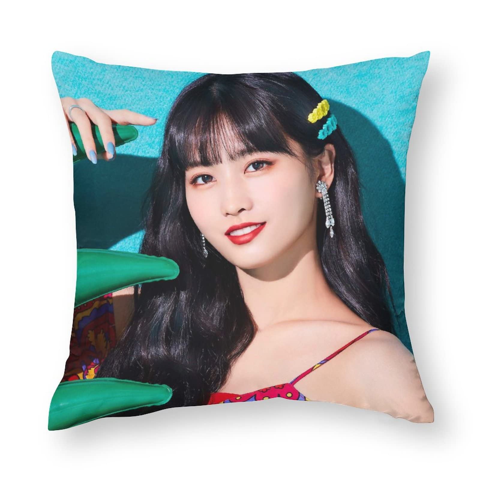 Amazon.co.jp: TWICE モモ クッションカバー 座布団カバー ソファー 