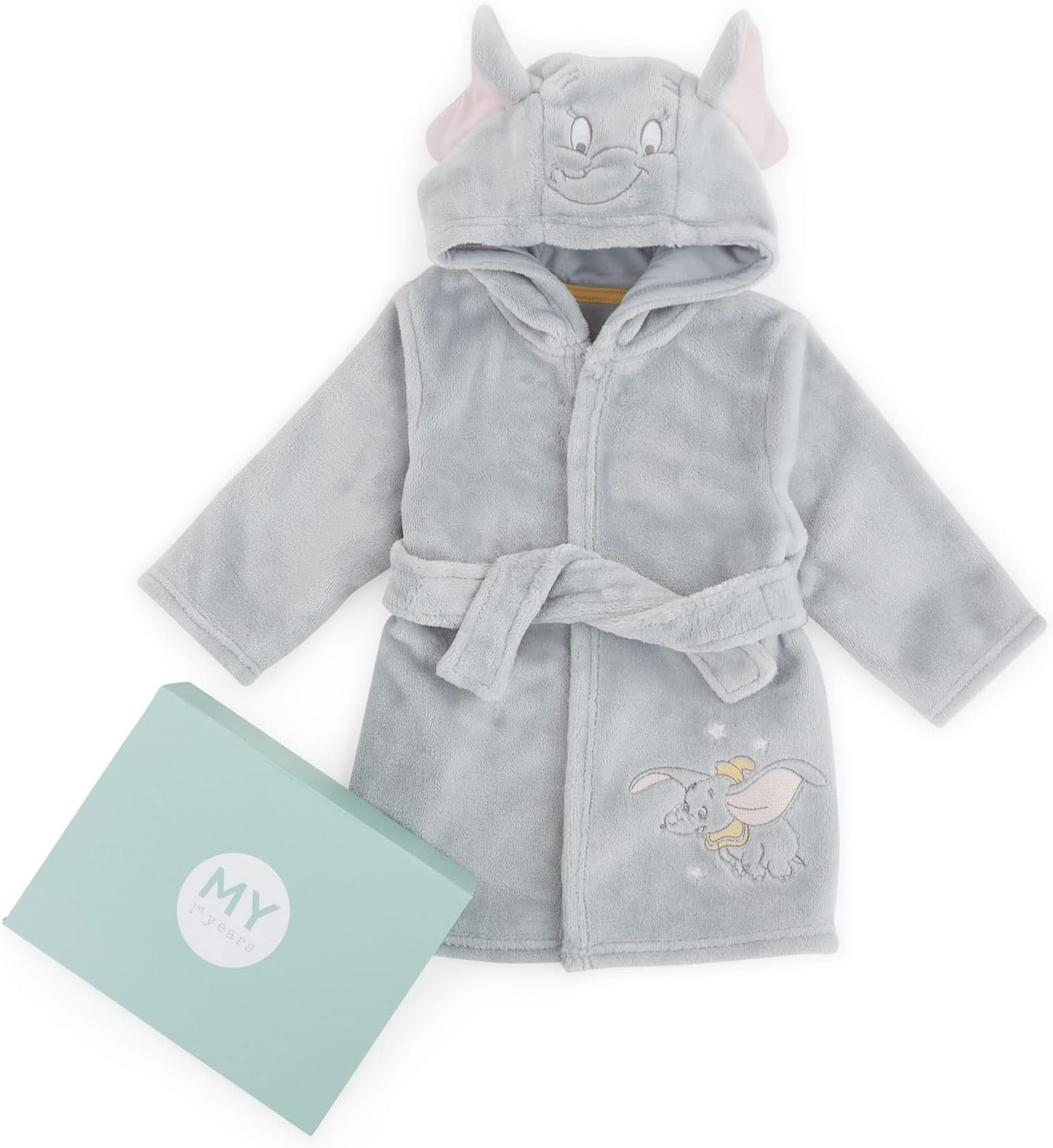 My 1st YearsDisney Fleece Dressing Gown, Baby and Toddler, Fluffy Soft Hooded Robe, 100% Polyester, For Boys and Girls