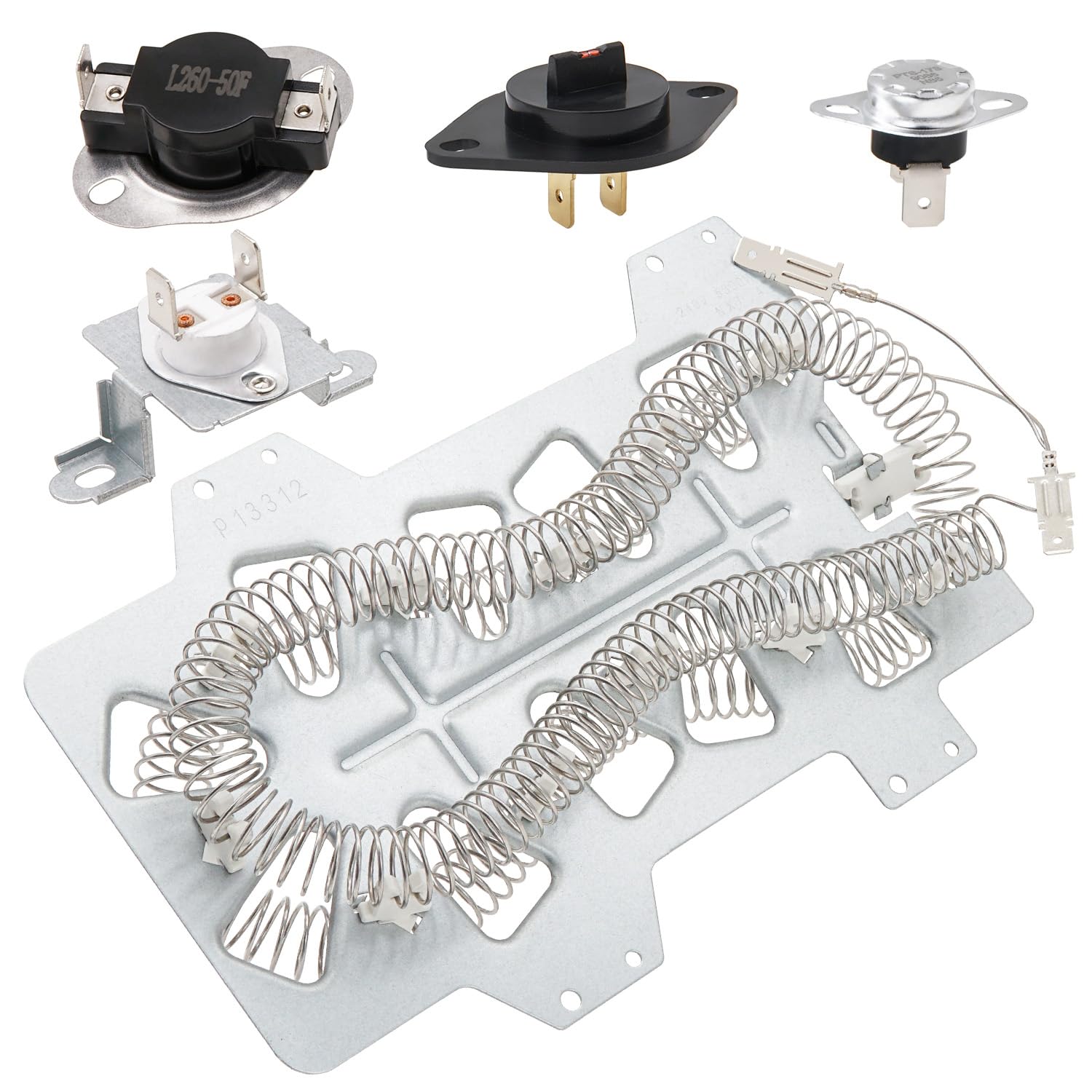 Kit d'élément chauffant pour sèche-linge Samsung DVE45N5300V et DV419AEW