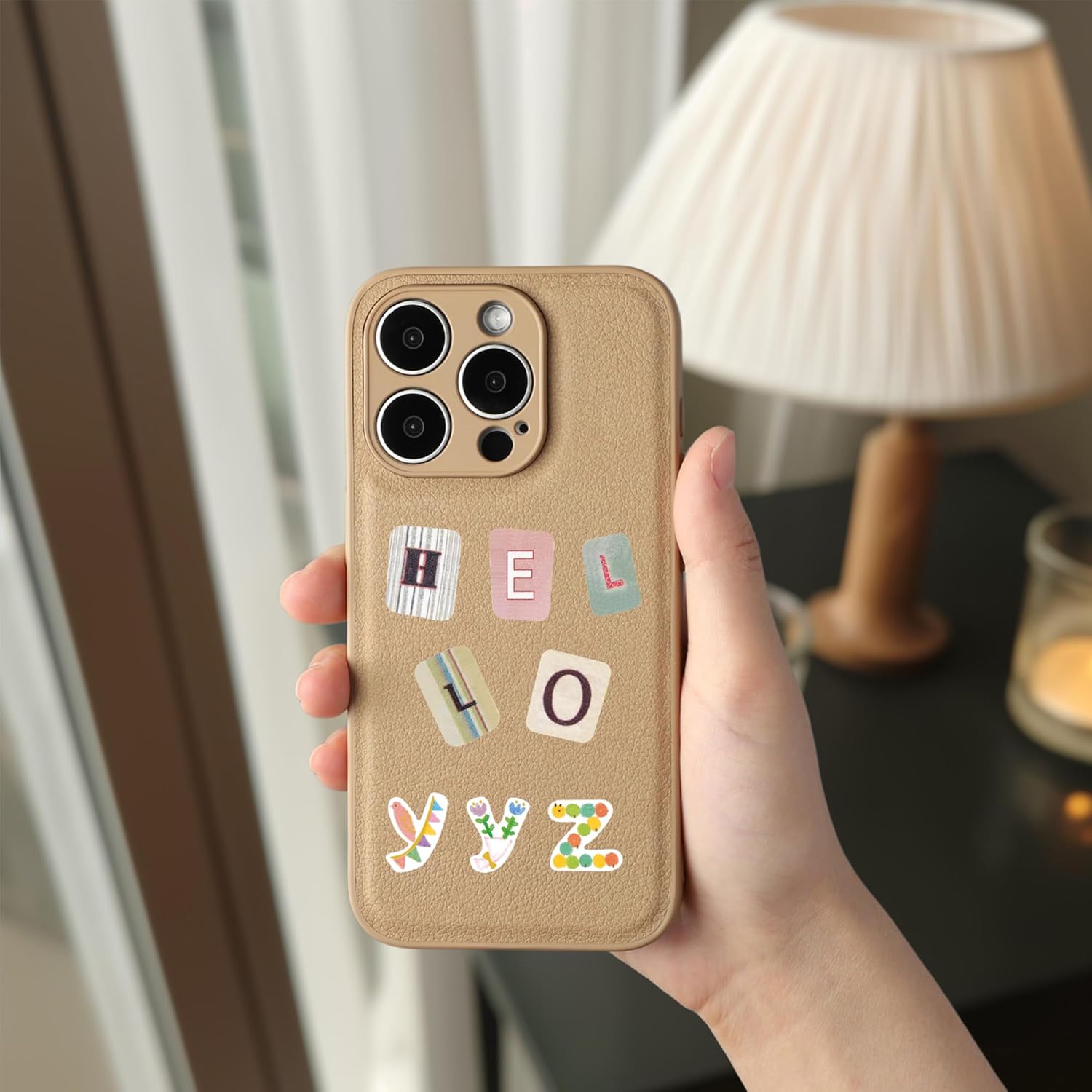 48 Sheets Vintage Letter Stickers for Scrapbooking Supplies, 2776 Pcs Self-Adhesive Vinyl Cute Alphabet Number Decals for Junk Journal Scrapbook Laptop Water Bottles Kids DIY Crafts Retro Decoration