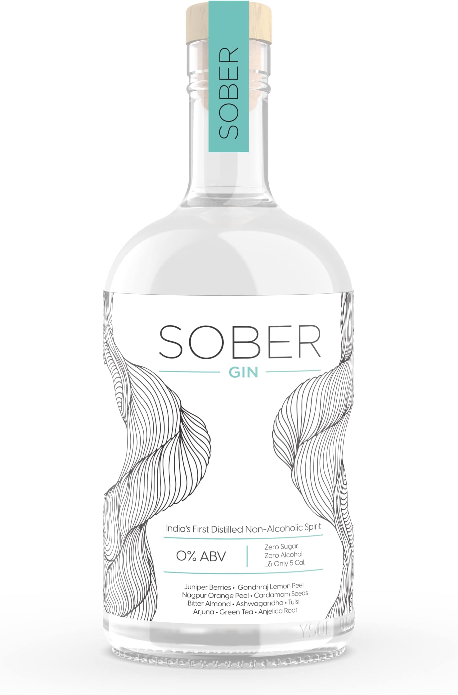 SOBER Non-Alcoholic Gin - Refreshing, Flavorful, and Distinctive Taste | Alcohol-Free Craft Spirit (gin)