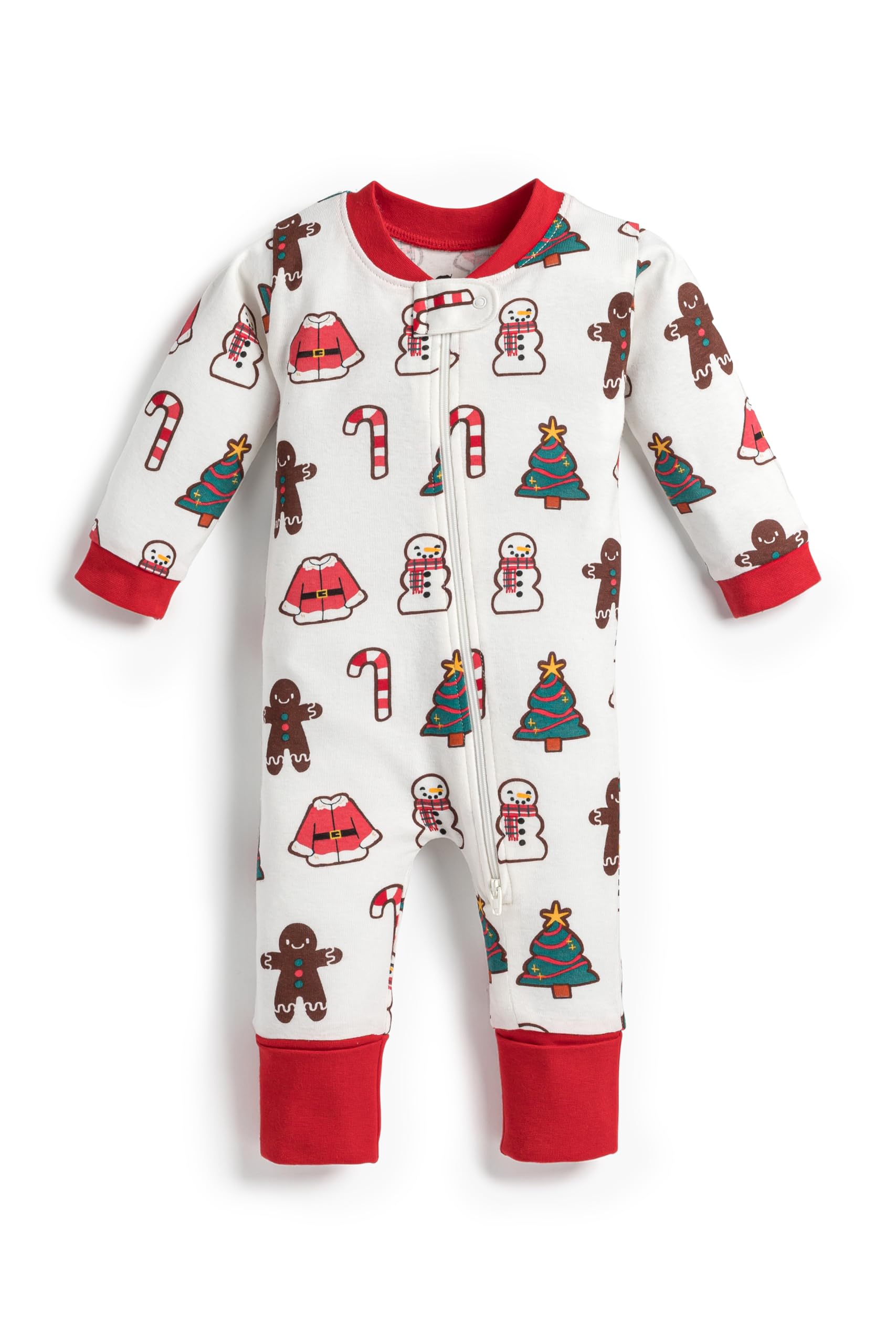 MONICA + ANDY One Piece Baby Pajamas, 100% Organic Baby Clothes for Girls and Boys, Sizes For Newborn and Infant