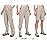 Little Donkey Andy Women\'s Stretch Convertible Pants, Zip Off Quick Dry Hiking Pants Regular Khaki XXL