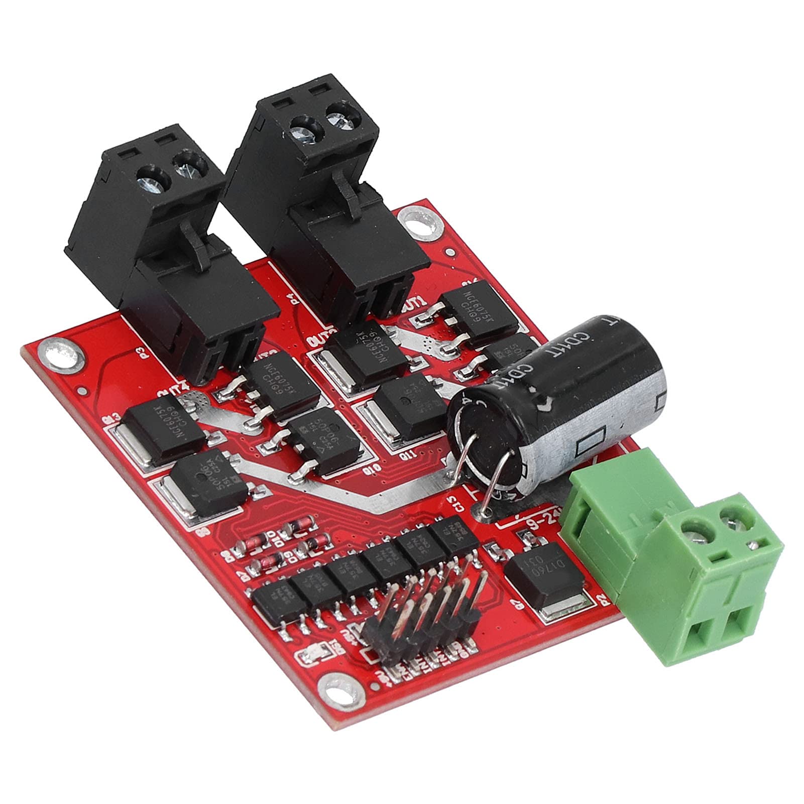 Jelquix DC Motor Driver Module 2‑Channel High-Power PWM Electronic Component for Robotics 160W