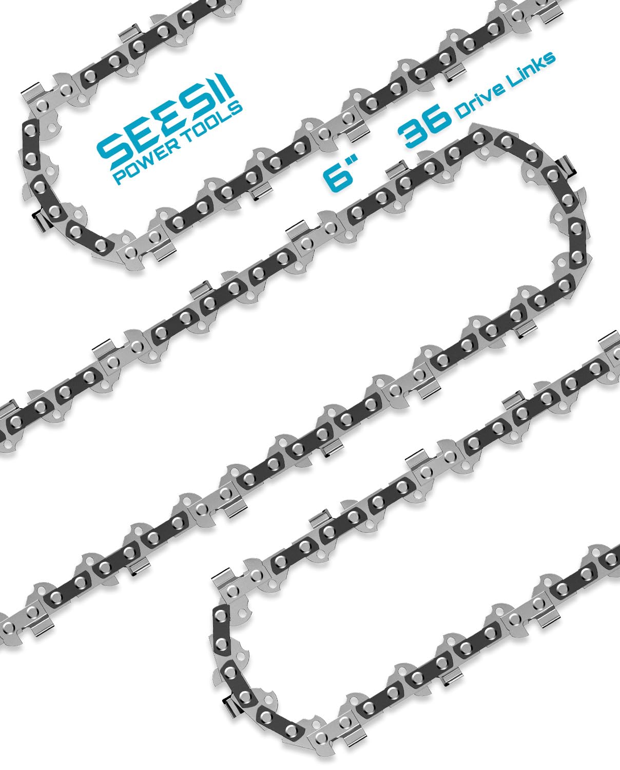 Amazon.com: Mini Chiansaw Chain Replacement 6 Inch -Seesii 3 Pack