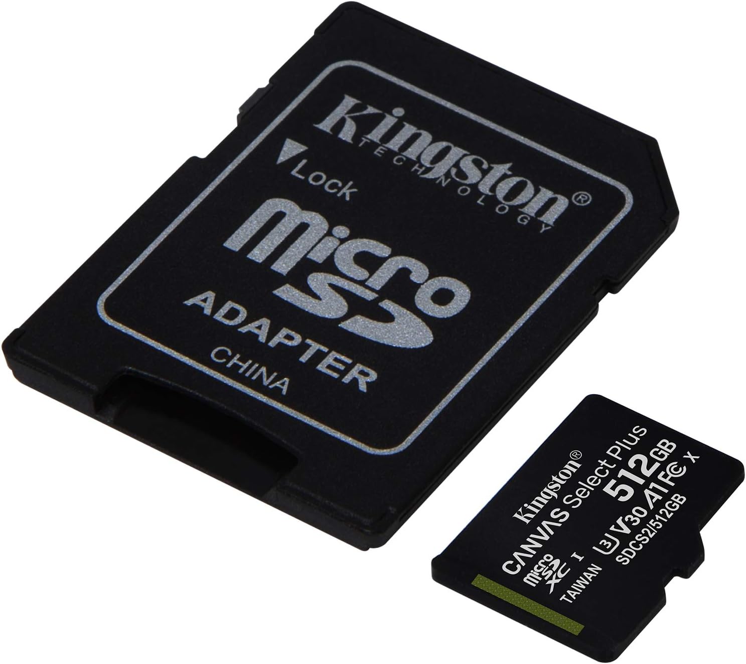 Blасk Frіdау - 50% оƒƒ Kingston 512GB microSDHC Canvas Select Plus 100MB/s Read A1 Class UHS-I Memory Card +Adapter with Frustration Free Packaging (SDCS2/512GBET)