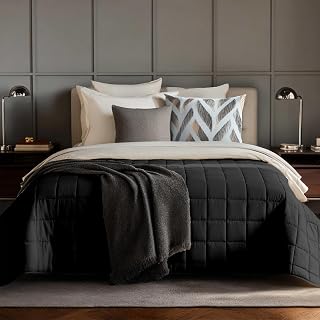 HomeSmart 50lbs Weighted Blanket Queen Size – Heavy Pressure, Ultra Soft Hypoallergenic Fabric – The Heaviest Weighted Blanket, 88x88, Grey