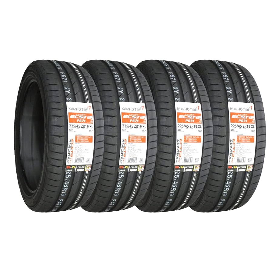Amazon.co.jp: クムホ ECSTA ECSTA PS71 225/45R19 96Y XL 4本