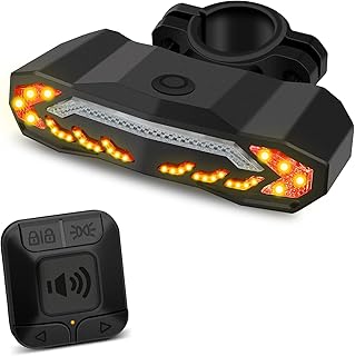 Nineleaf Smart Bike Alarm System with Remote Control, Automatic Motorcycle Alarm, Wireless Remote Control Alarm System, 5-1 Anti-Theft Bike Alarm (Warning, Brake, Steering, Electric Bell, Anti-Theft)