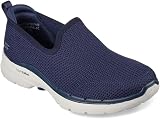 Skechers Women's GO Walk 6-Clear Virtue Sneaker, Navy, 6 UK - 3