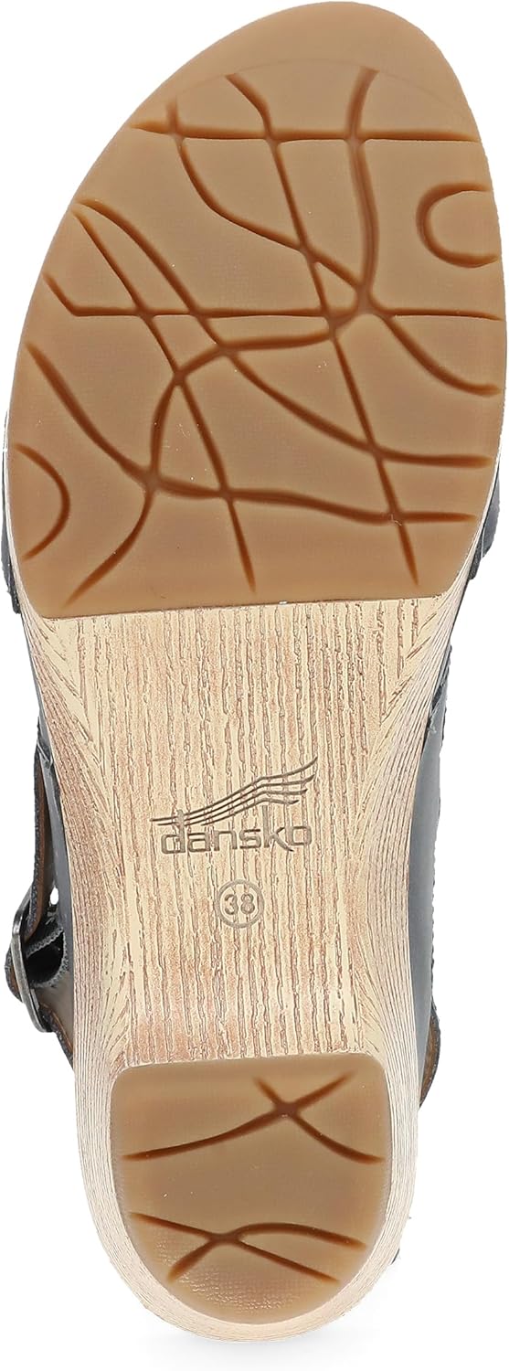 Dansko Lucia Closed-Toe Sandals for Women - Linings from Recycled Materials and Leather for Breathability- Lightweight Rubber Outsole for Long-Lasting Wear - Image 4