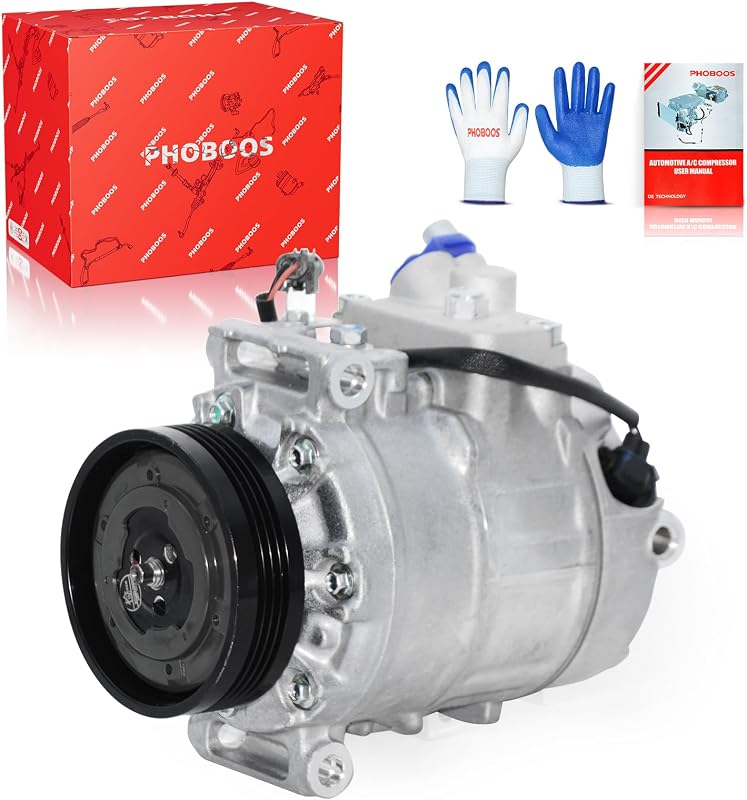 Compressor do ar-condicionado PHOBOOS com embreagem para BMW – 1 unidade