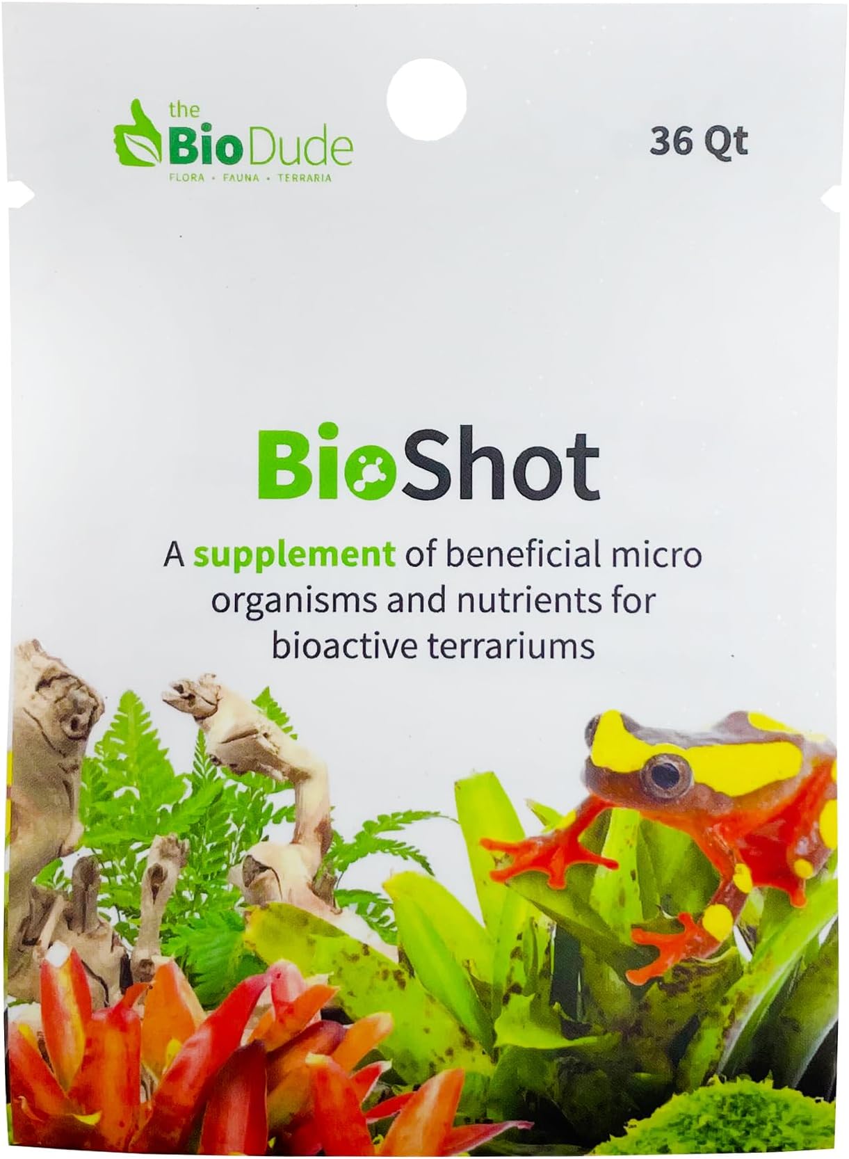 The Bio Dude BioShot for bioactive Substrate - Soil inoculant and Plant Booster (36 Quart Substrate Shot)