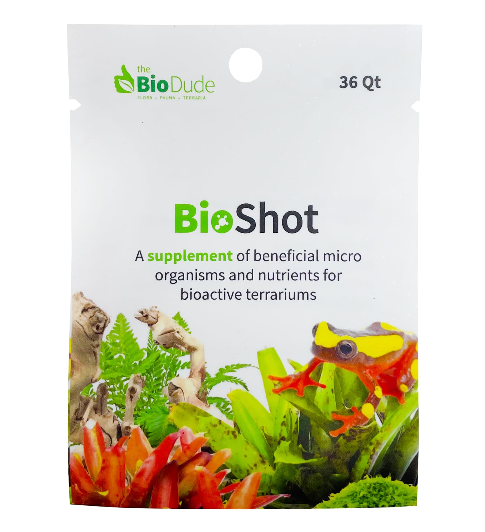 The Bio Dude BioShot for bioactive Substrate - Soil inoculant and Plant Booster (36 Quart Substrate Shot)