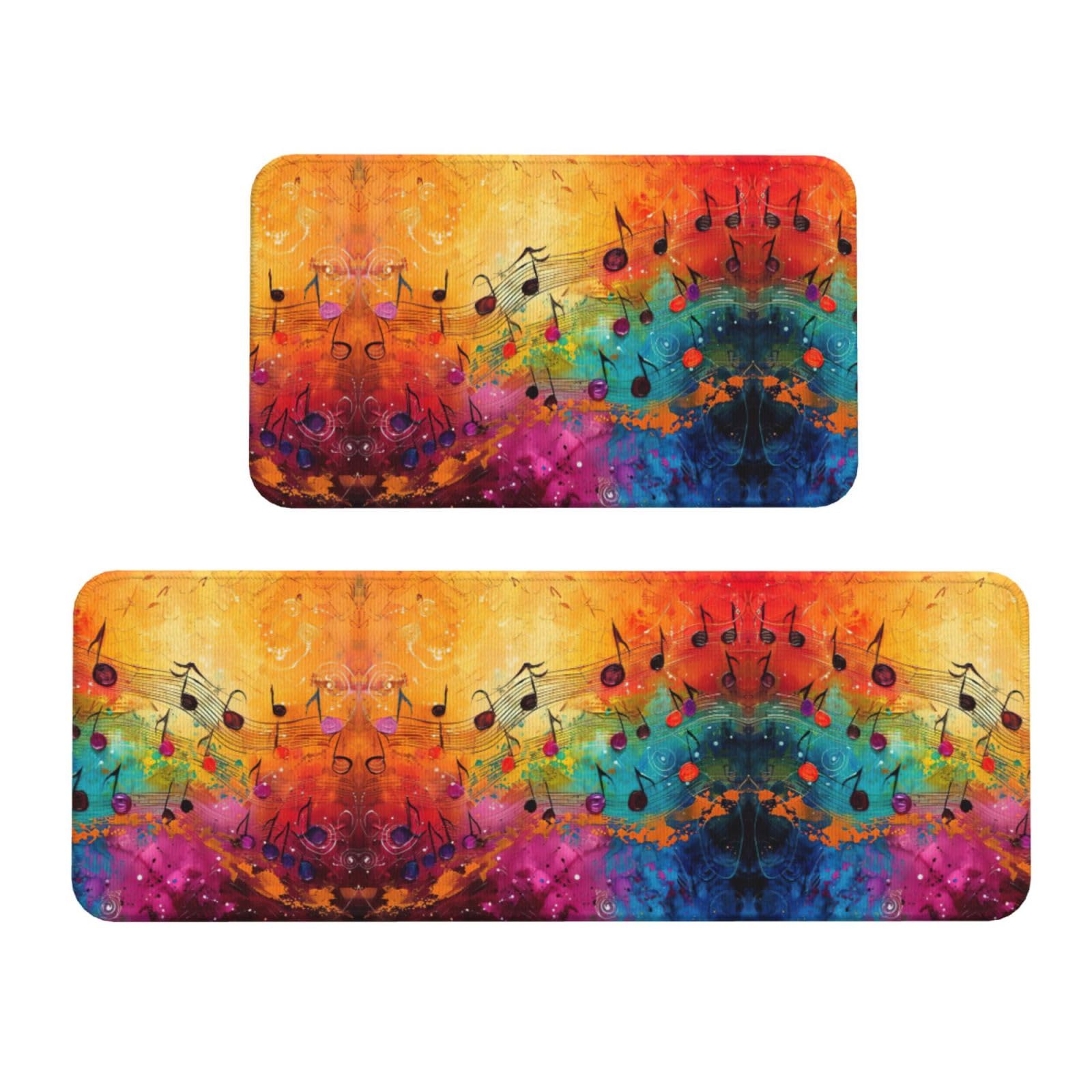 Tapis de sol antidérapants de qualité supérieure avec motif musical moderne