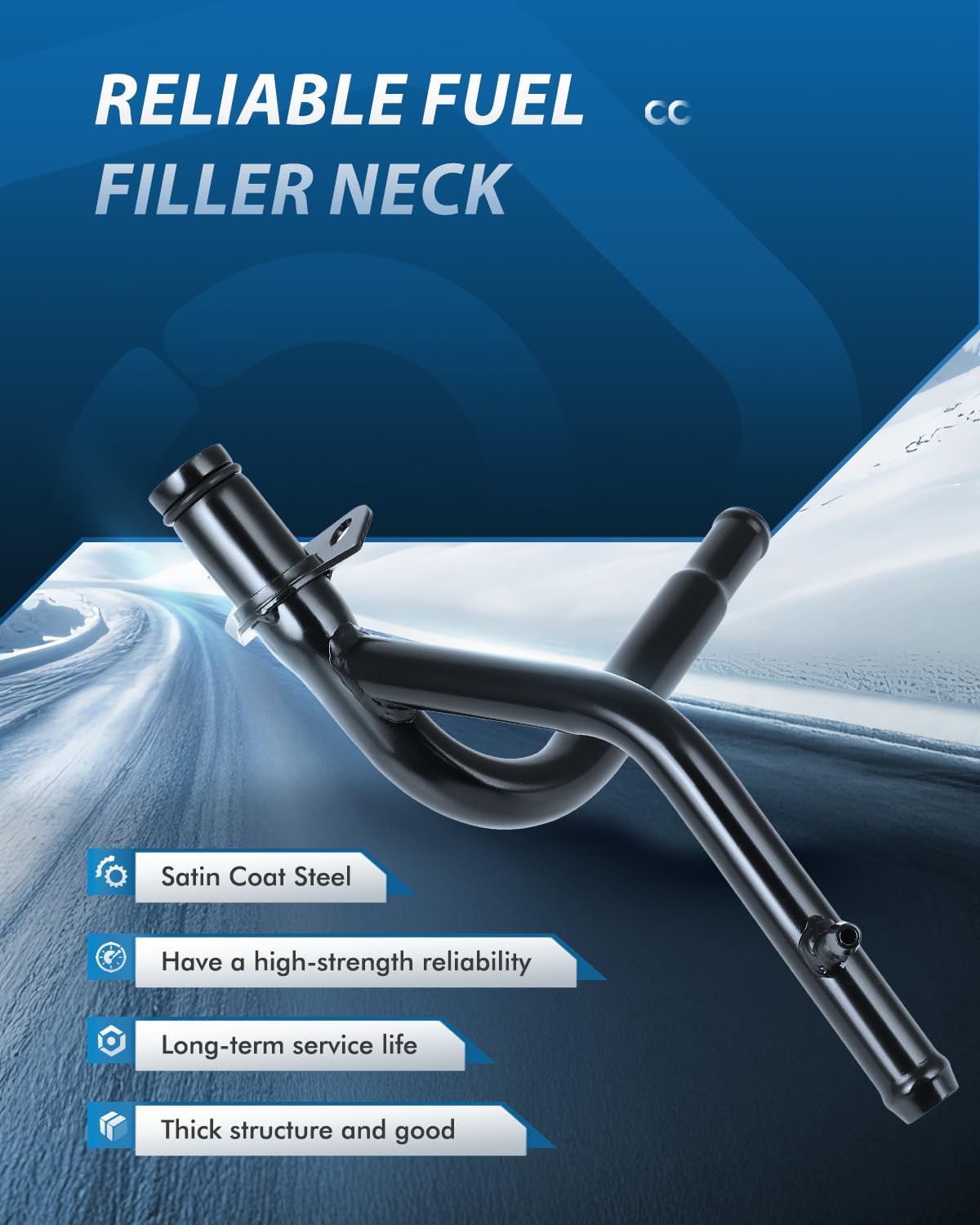 ECCPP 626-211 HVAC Heater Hose Pipe Assembly Engine Heater Hose Assy for 2000 2001 2002 2003 2004 Ford F150 E150 E250 4.2L 626211 KT-71