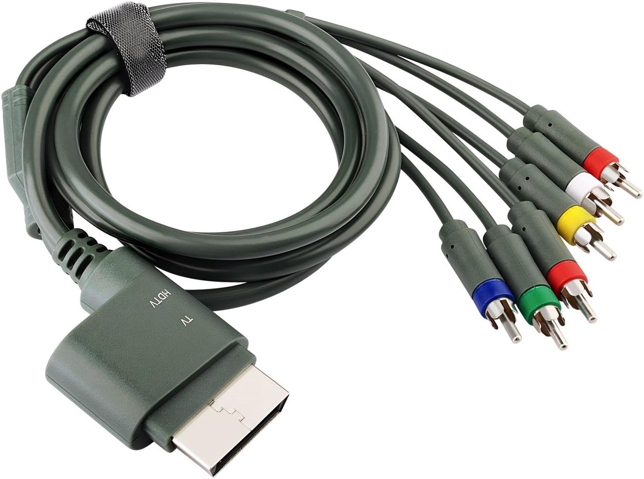 traderplus 6ft Component HDTV Video & RCA Stereo AV Cable Cord for Microsoft Xbox 360 / Xbox 360 Slim