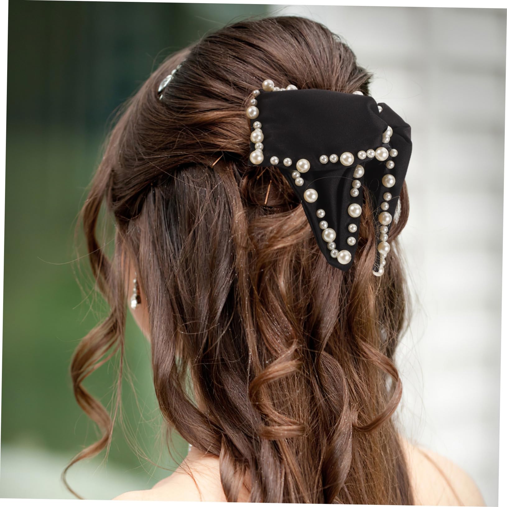 8 Pezzi Clip per in Satin con Artificiali Morsetti Antiscivolo per Spessi Accessori per Cerimonie e Quotidiano