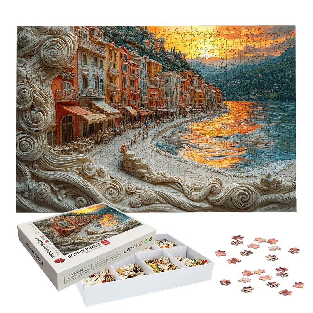 Puzzle dla dorosłych 2000 sztuk, Włochy puzzle dla dorosłych, prezent -2438