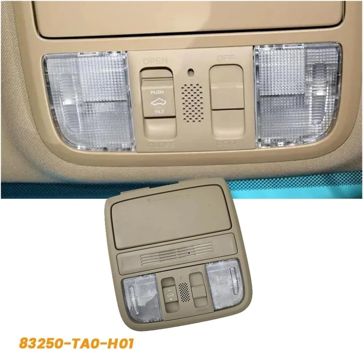 Car Dome Light Ceiling Lamp for Accord 2008-2013 83250-Ta0-H01 Interior Sunroof Switch Glasses Case Dome