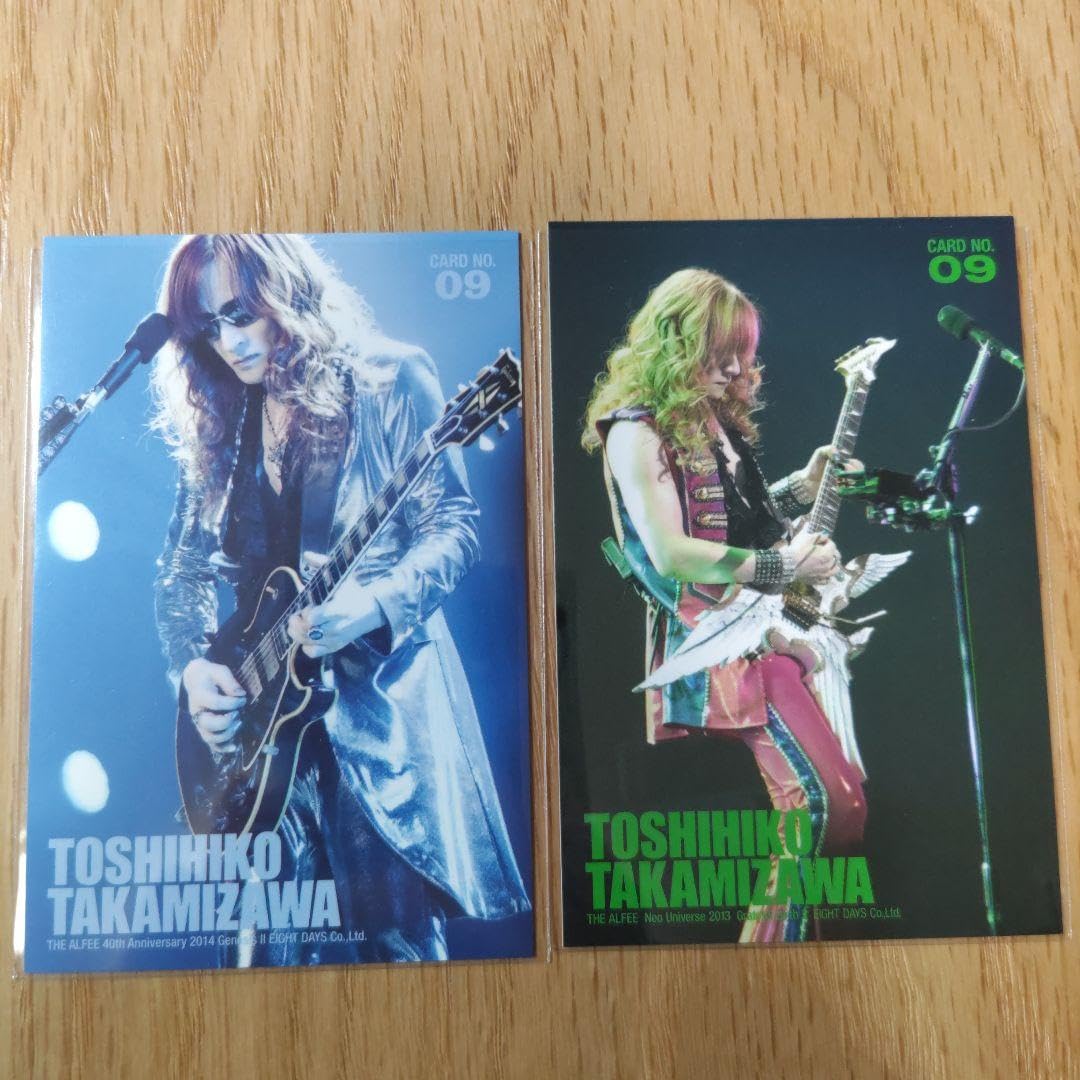 Amazon.co.jp: THE ALFEE 高見沢俊彦 トレーディングカード 4枚 セット