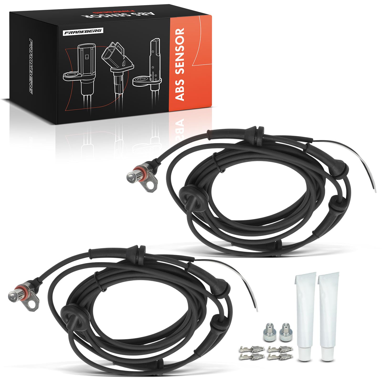 Frankberg 2 sensori di velocità ABS a 2 Poli SSW500020 30778 | Compatibile con: Discovery II L318