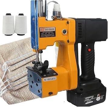 Thread Bag Sewing Machine Portable Bag Closer Electric Bag Closing Machine Bag Sewer Automatic Woven Bag Packing Machine for Burlap PP Burlap Gunny Kraft Paper Bag