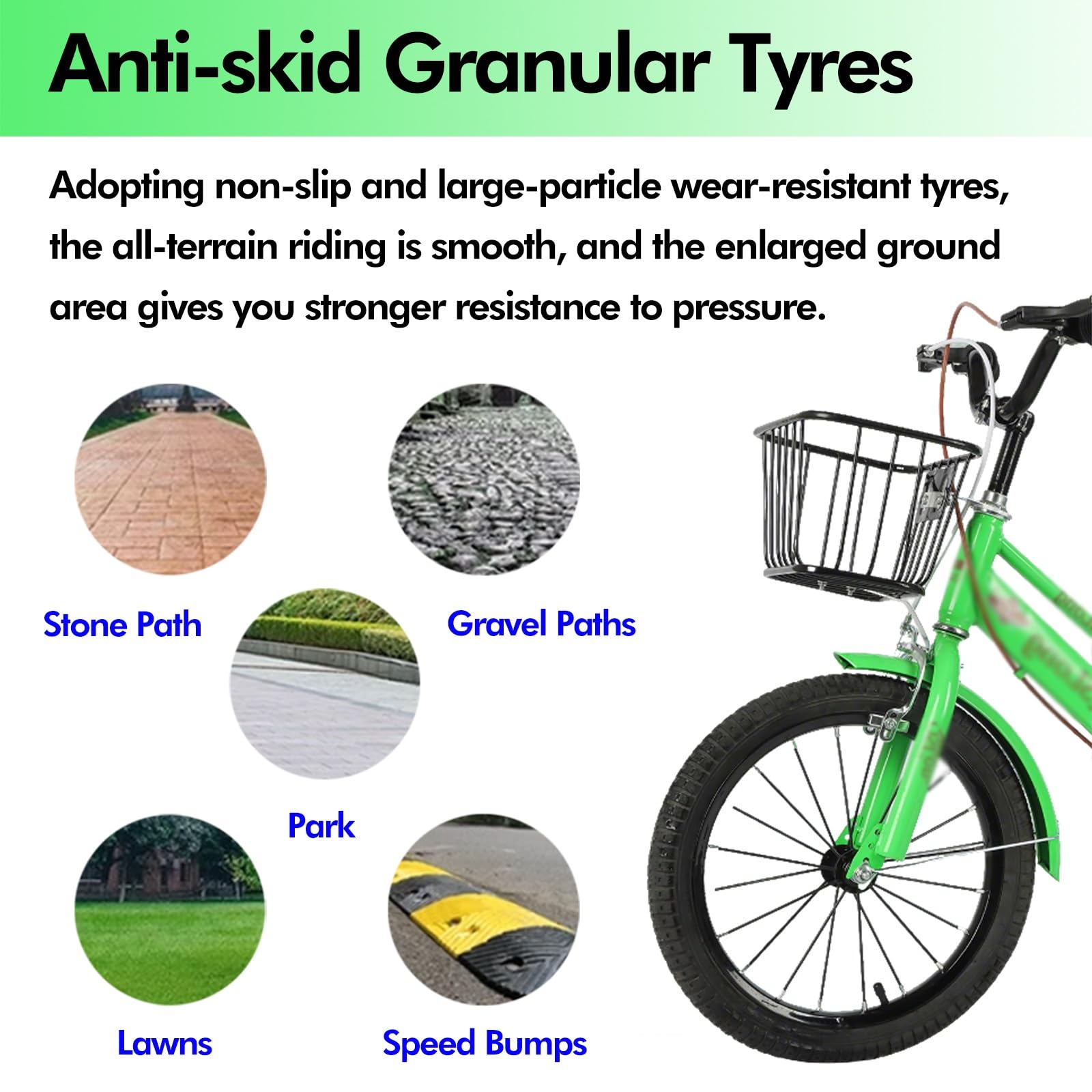 Adulti Tricicli for adulti Bici a tre ruote per bambini, per ciclismo/gite/picnic, bicicletta pieghevole a due posti con cintura di sicurezza/cestini anteriori e posteriori, triciclo(Red,20in)