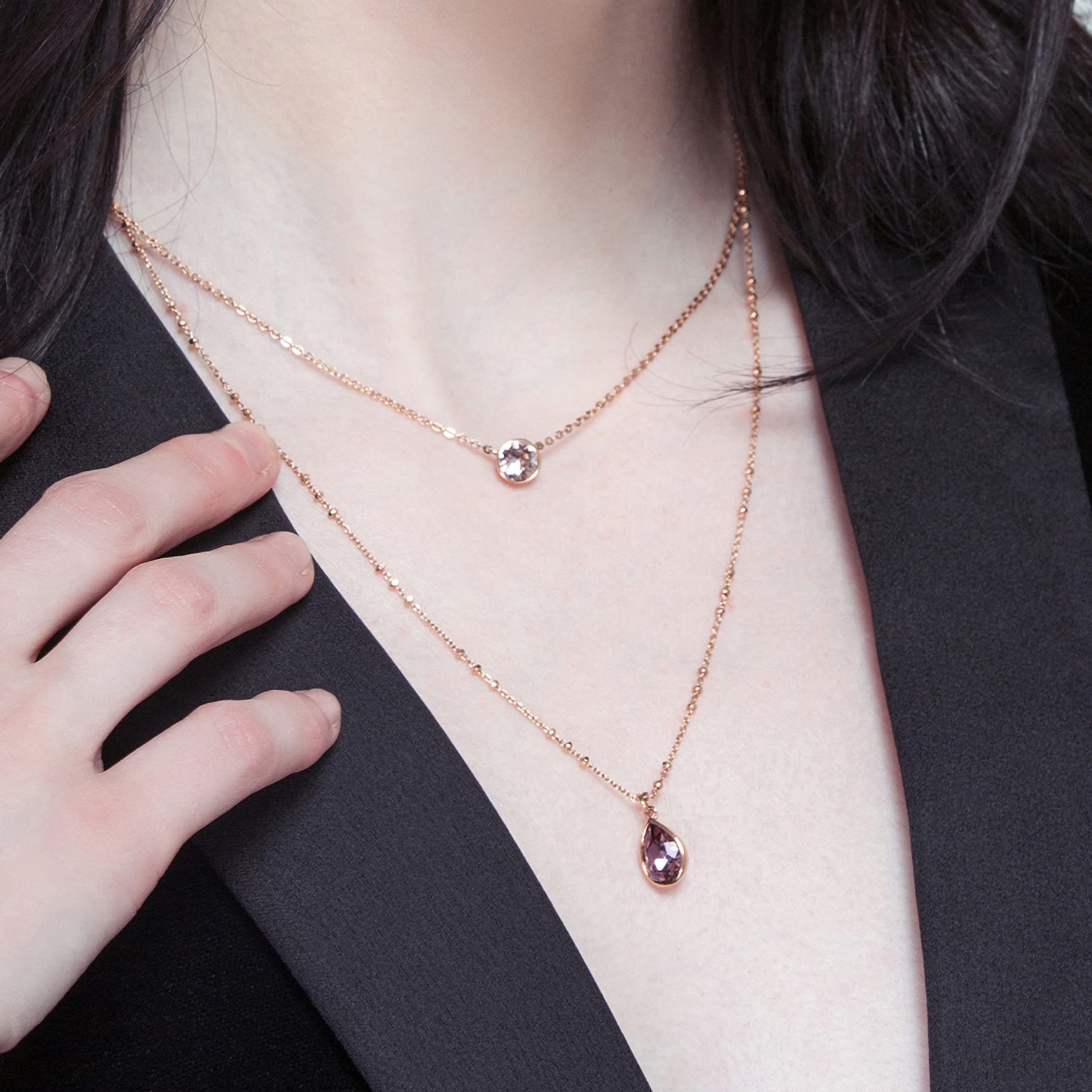 Brosway Collana Donna in Ottone e Cristalli | Collezione Affinity - BFF07