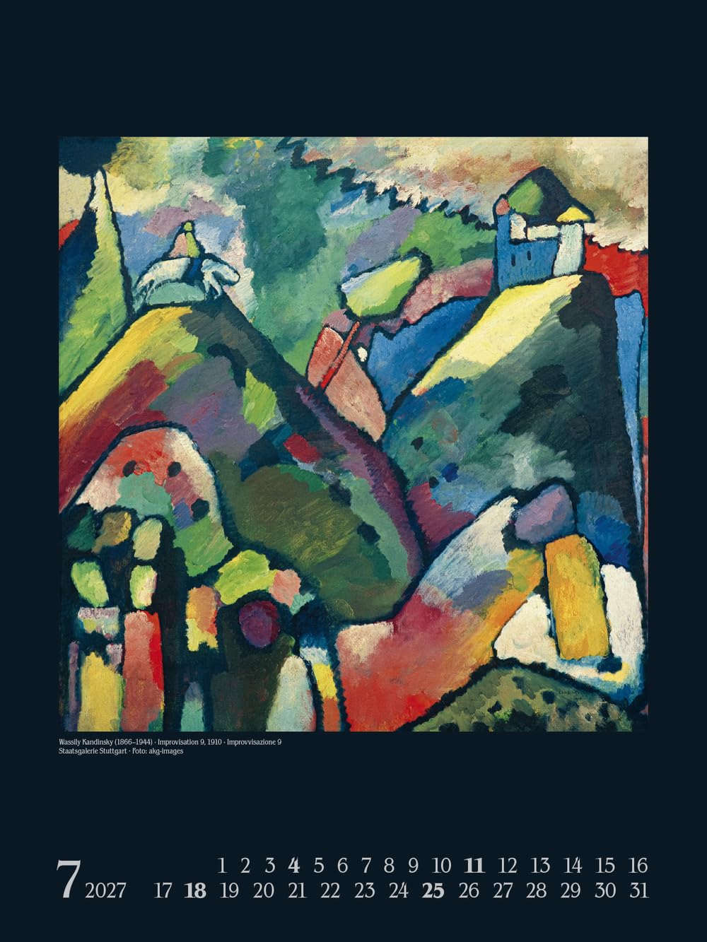 Wunderwelt - Kalender 2027 - Gallery-Format - Korsch-Verlag - Kunstkalender mit Gold- und Silberdruck - 48 cm x 64 cm